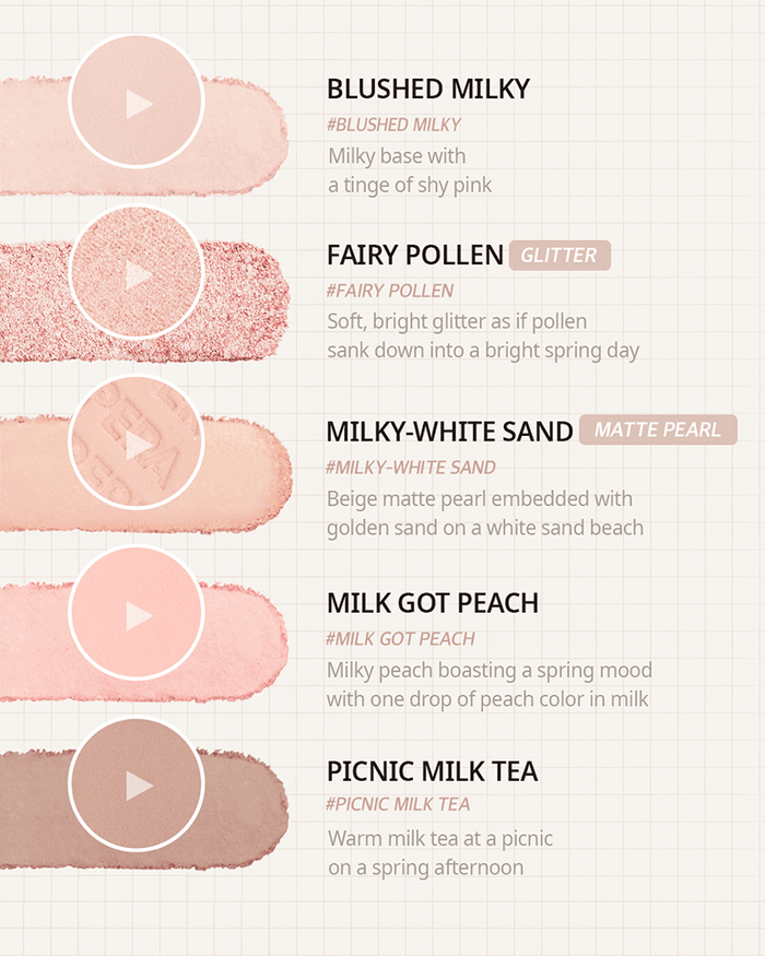 peripera All Take Mood Palette #Whisper of Milky Spring