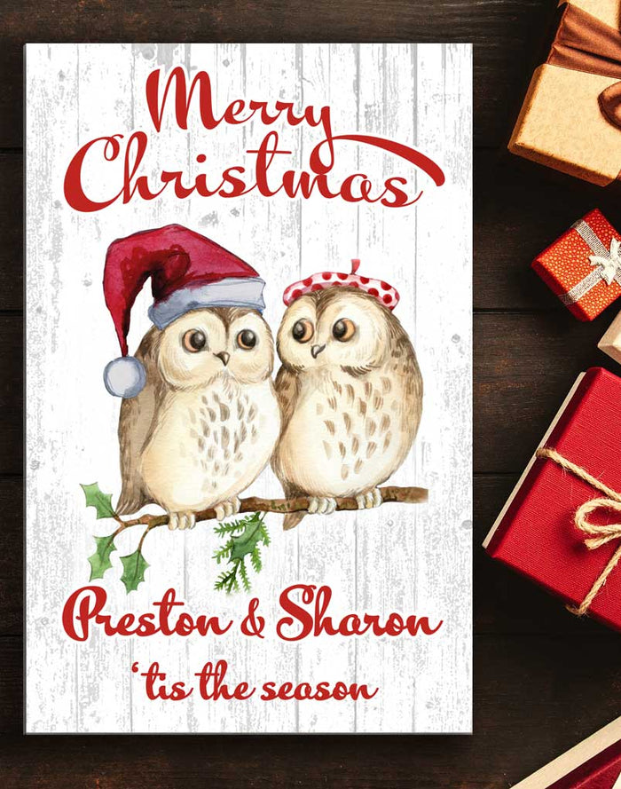 Romantic Christmas Sign Personalized Gift