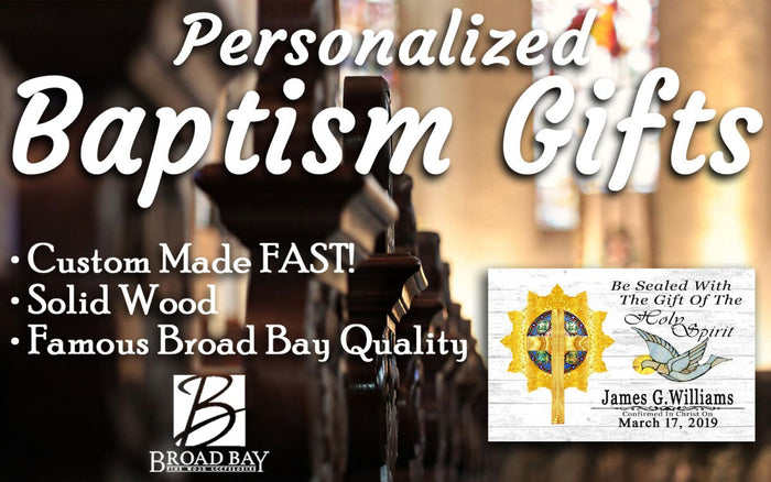 Personalized Confirmation Gift for Boys or Girls - Broad Bay Personalized Gifts Shipped Fast