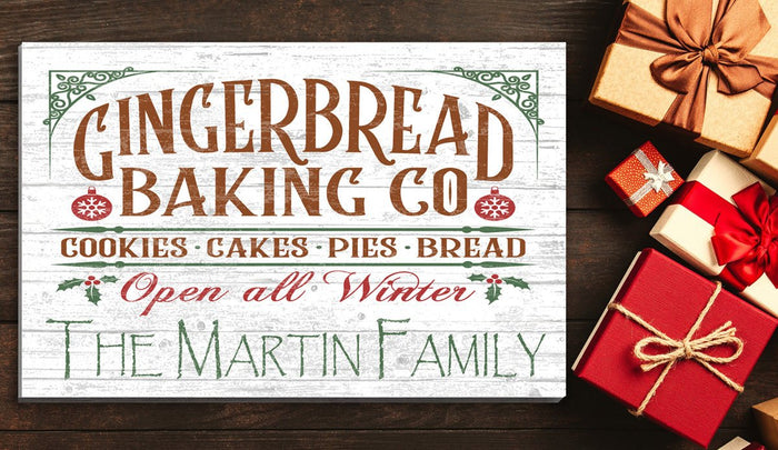 Wood Christmas Signs Custom Name