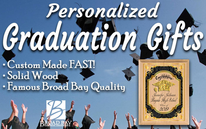 PERSONALIZED Graduation Gift High School College or University - Broad Bay Personalized Gifts Shipped Fast