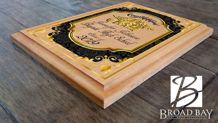 Personalized Graduation Gift Plaque