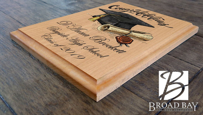Personalized Graduation Gift Plaques