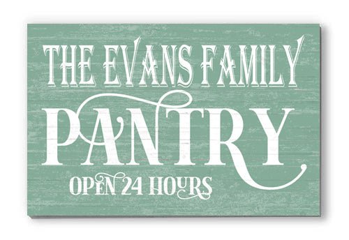 vintage pantry sign