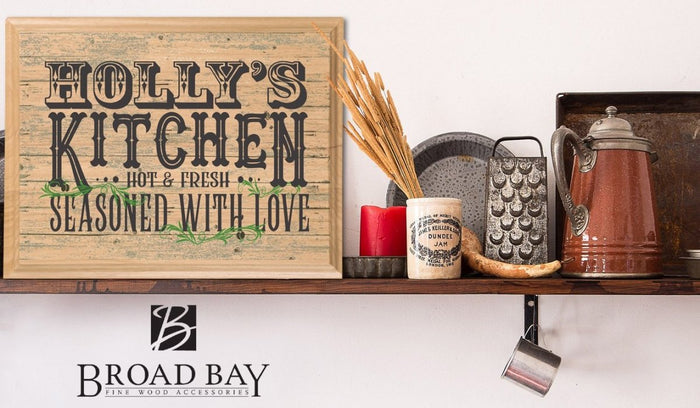 Personalized Rustic Kitchen