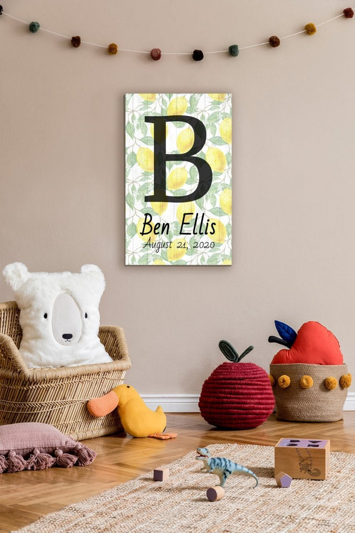 personalized nursery Decor wall art