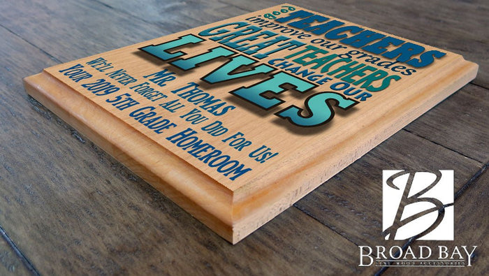 Teacher Gift Plaque