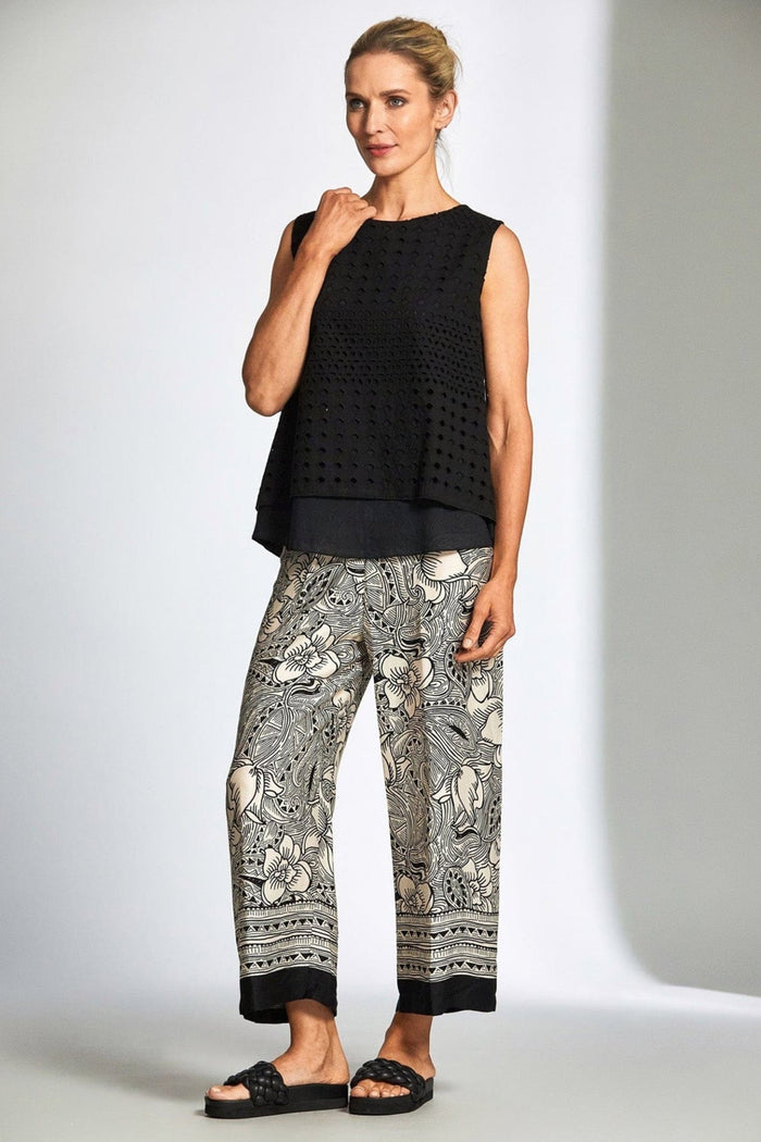 Peruzzi 125 Woodblock Print Trouser - Dotique