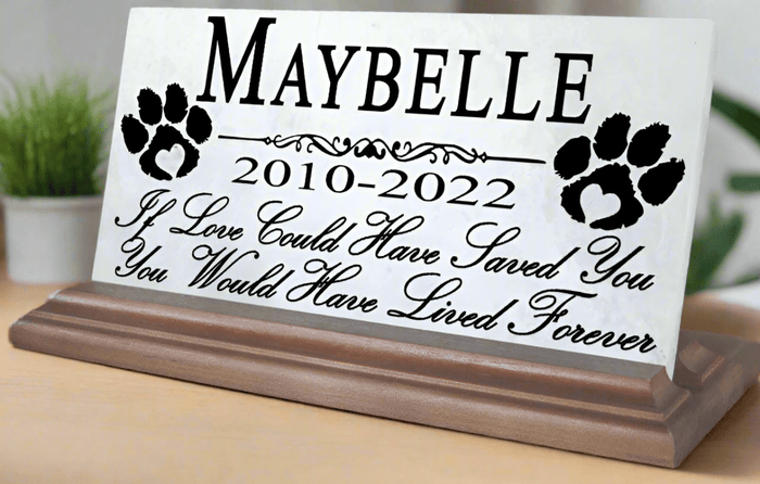 Pet Memorial Plaque