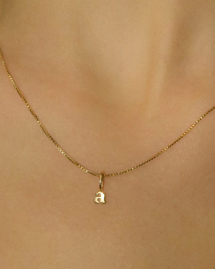 Petite Letter Pendants