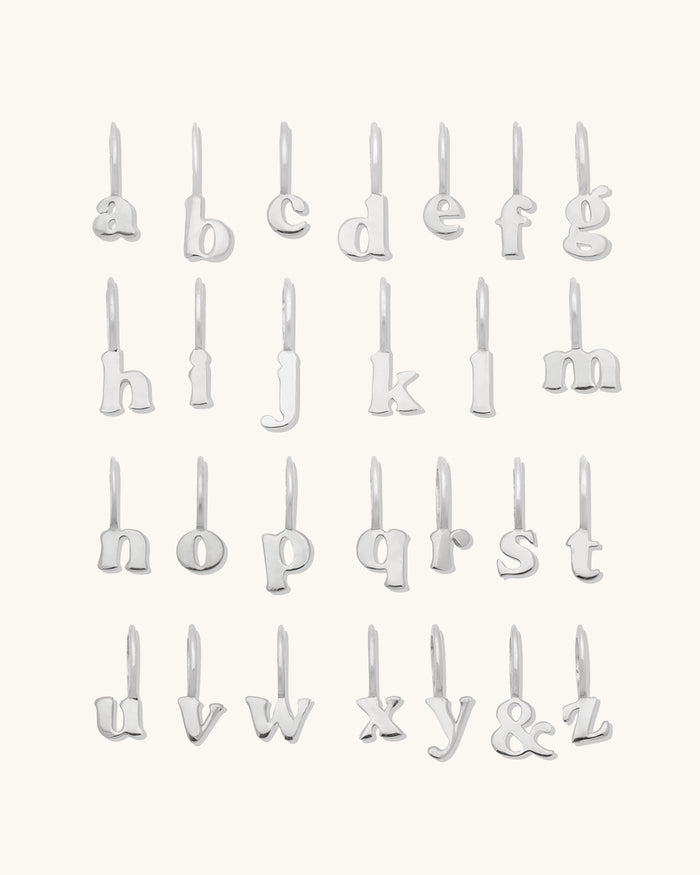 Petite Letter Pendants