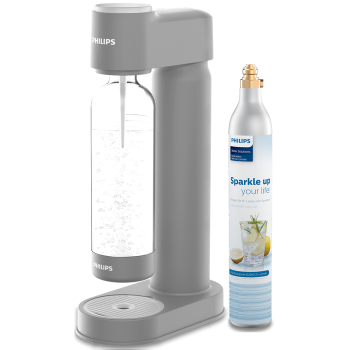 Philips GoZero Soda Maker - Grey | ADD4901GR/10 Philips Water Carbonator Euronics Ireland