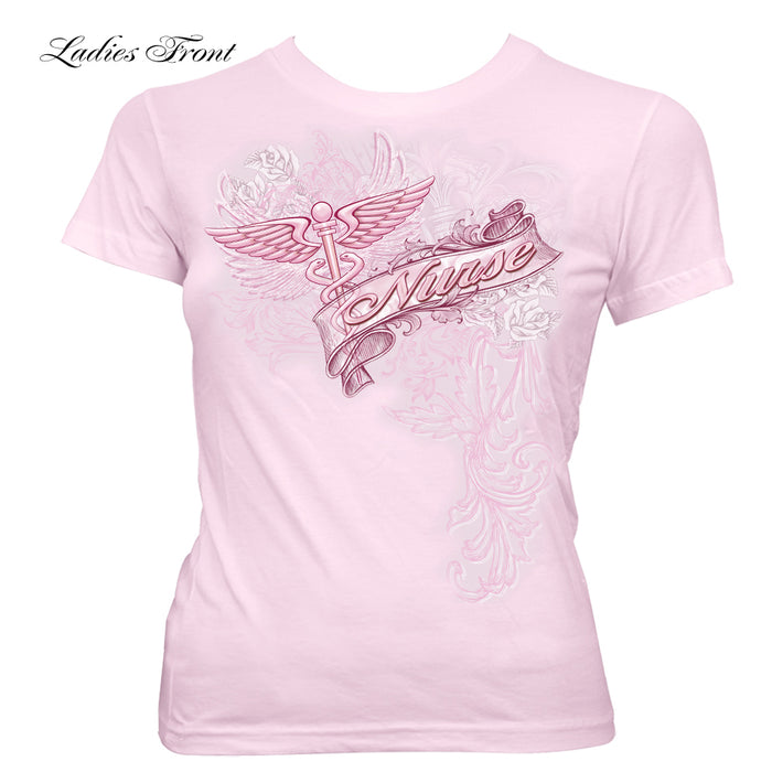 Pink Nurse's Graphic Tee