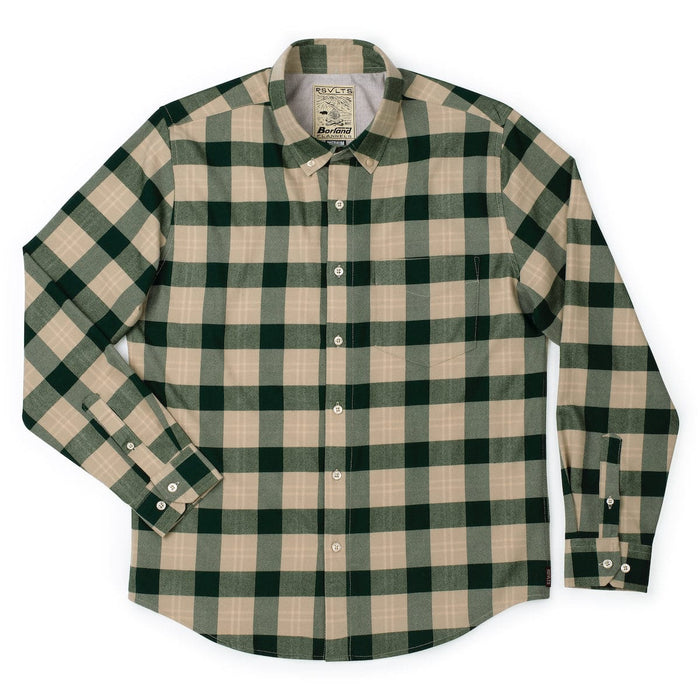 RSVLTS XS RSVLTS Flannel Long Sleeve Plaid Kroeger – BorlandFlex™ Long Sleeve Flannel Plaid Kroeger – BorlandFlex™ Long Sleeve Flannel