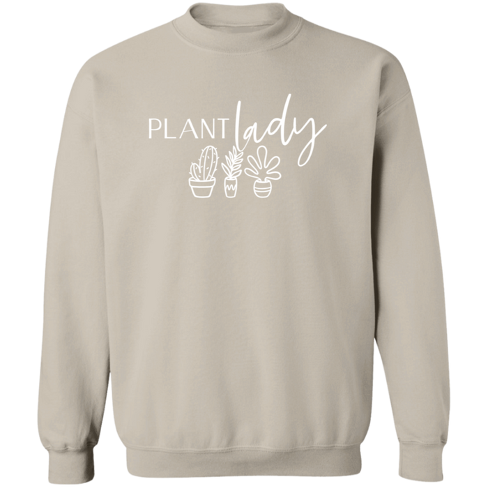 Plant Lady crewneck sweatshirt in Sand