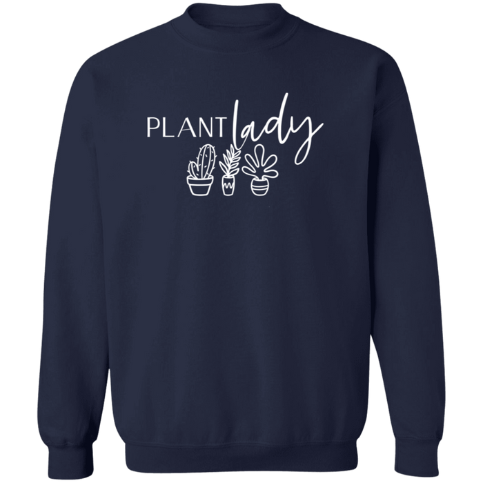 Plant Lady crewneck sweatshirt in Navy