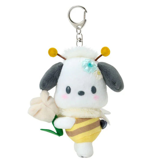 Pochacco Plush Mascot Keychain (Sweet As Can Bee Series) Accessory Japan Original