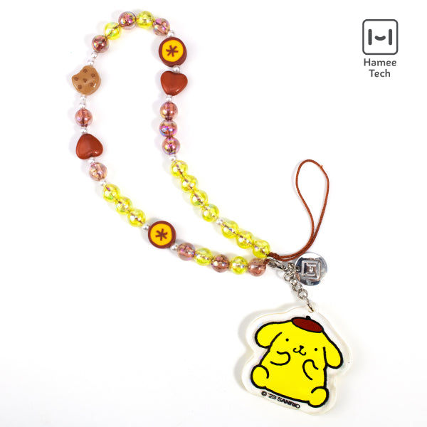 Pompompurin Beaded Charm Mobile Phone Wrist Strap Accessory Hamee.com - Hamee US