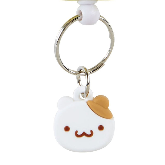 Pompompurin Bestie Face Badge Reel Accessory Japan Original