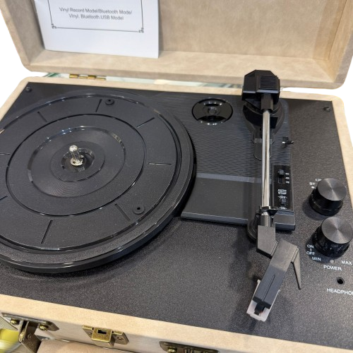 Portable Gramophone With Bluetooth Function