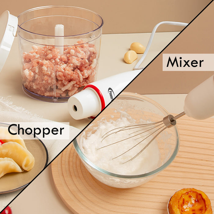 PowerPac 4in1 Electric Multifunction Hand Blender Set (PPBL383)