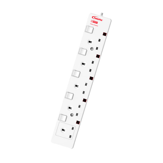 PowerPac 6 Metre 5 Way Extension Cord (PP6885N)