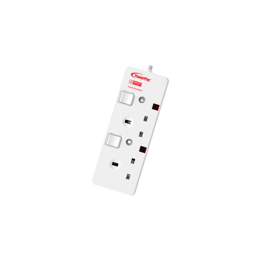 PowerPac Extension Cord, Extension Socket, Power Cord 3 Metre 2 way (PP3882N)