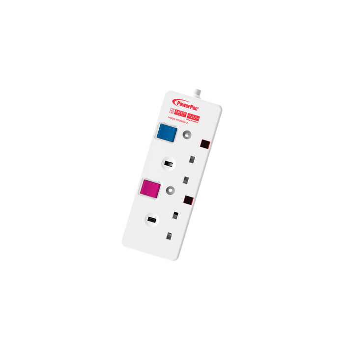 PowerPac Extension Cord, Extension Socket, Power Cord, Power Extension 2 Metre 2 way (PP3882-2)