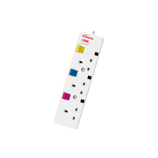 PowerPac Extension Cord, Extension Socket, Power Cord, Power Extension 2 Metre 3 way(PP3883-2)