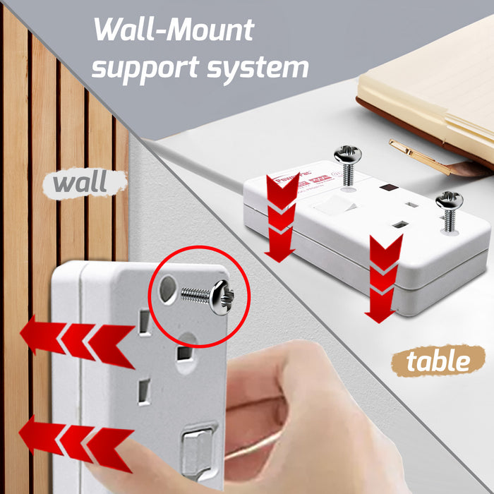 PowerPac Extension Cord, Extension Socket, Power Cord, Power Extension 6 Metre 1 way (PP6881N)