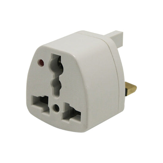 PowerPac Multi Adapter with 3-Pin Plug – Multi Sockets, Travel Adapter, Neon LED, HL7