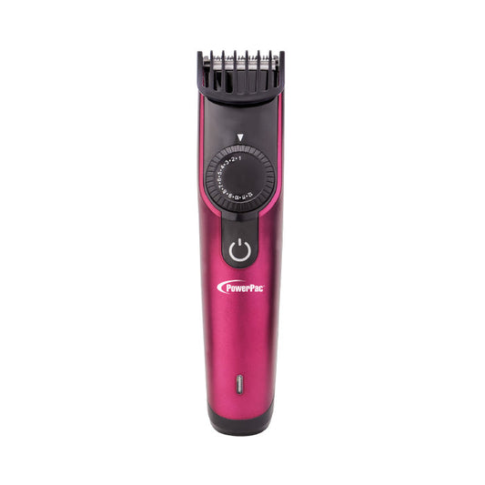 PowerPac Rechargeable Cordless Hair Cutter/Clipper, 12 settings, USB (PP2038)