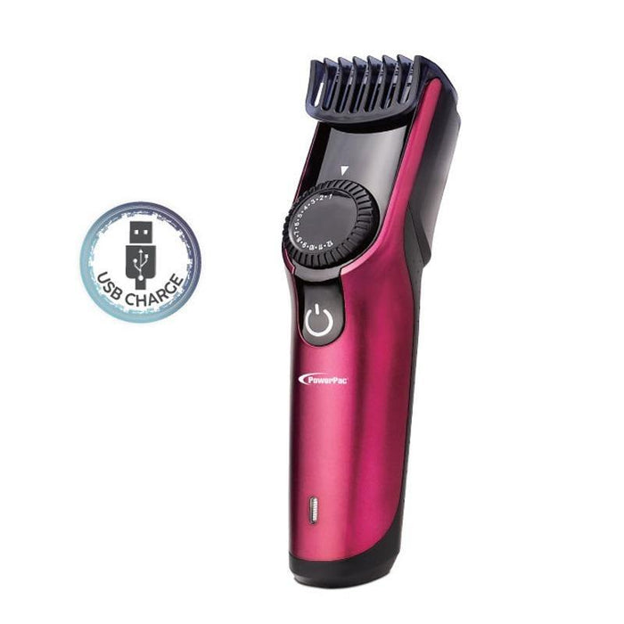 Cordless Hair Cutter, Smooth & Precise Cut with USB charge (PP2038) - PowerPacSG