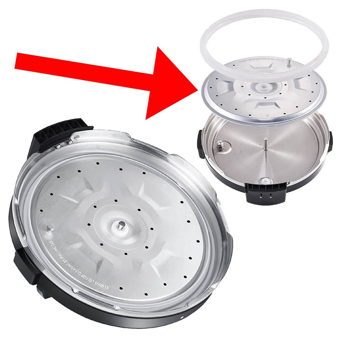 Pressure Cooker Lid's Inner Metal Plate - GoWISE USA