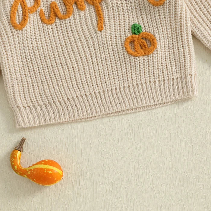 PUMPKIN Beige Knitted Sweater
