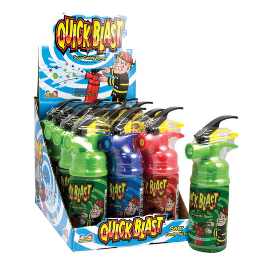 Quick Blast Spray Sour Candy - 12ct