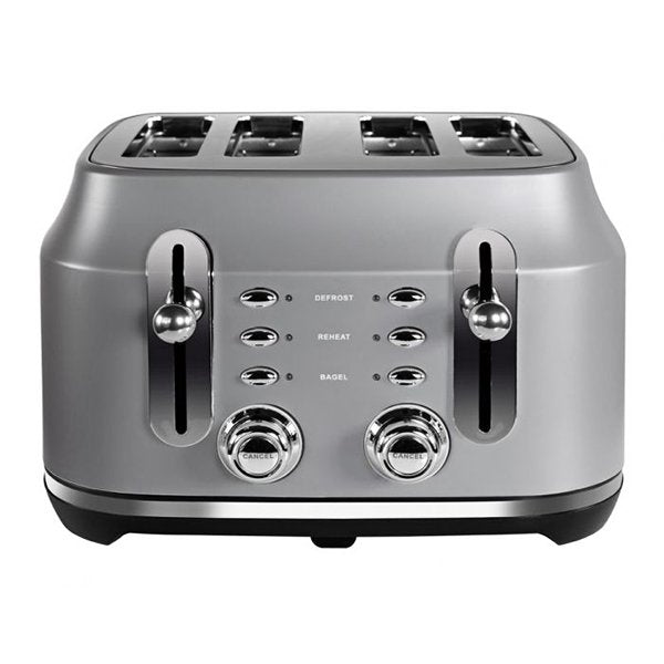 Rangemaster RMCL4S201GY Classic 4 Slice Toaster - Grey Grey