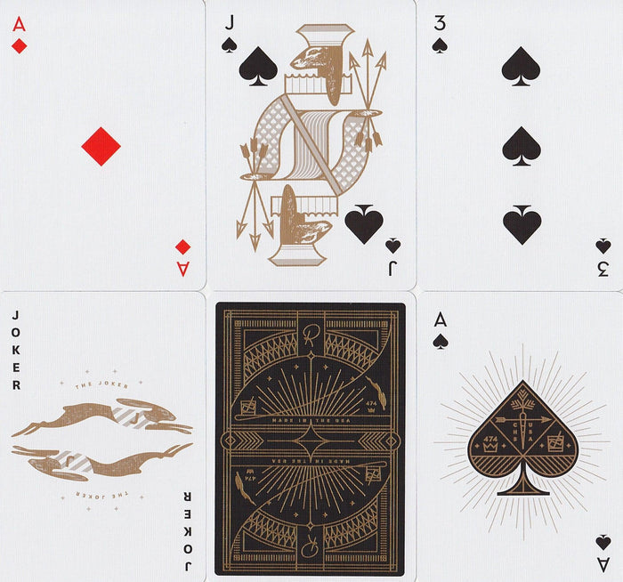 Rarebit, Gold Edition Playing Cards by Theory11