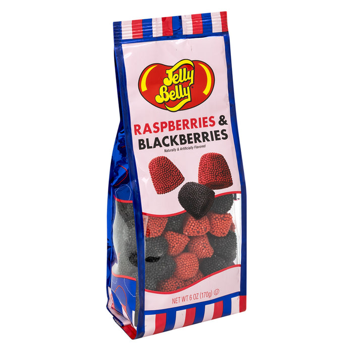 Raspberries and Blackberries Jelly Belly Gift Bags - 12ct