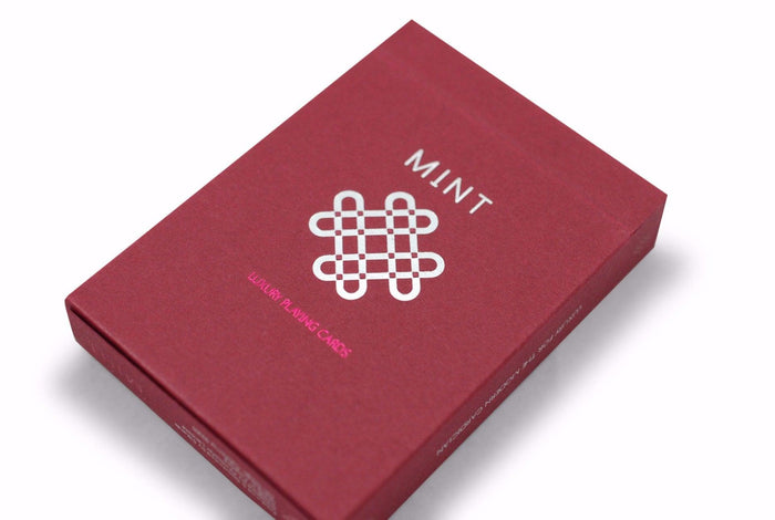 Raspberry Mint Playing Cards by 52Kards