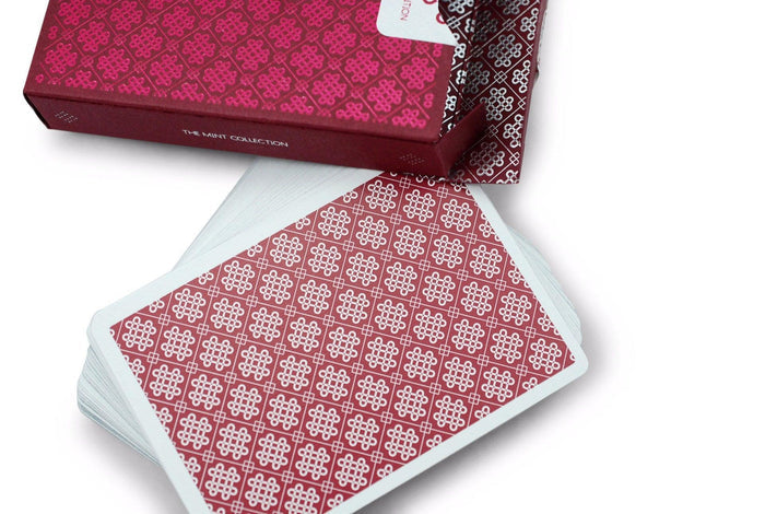 Raspberry Mint Playing Cards by 52Kards