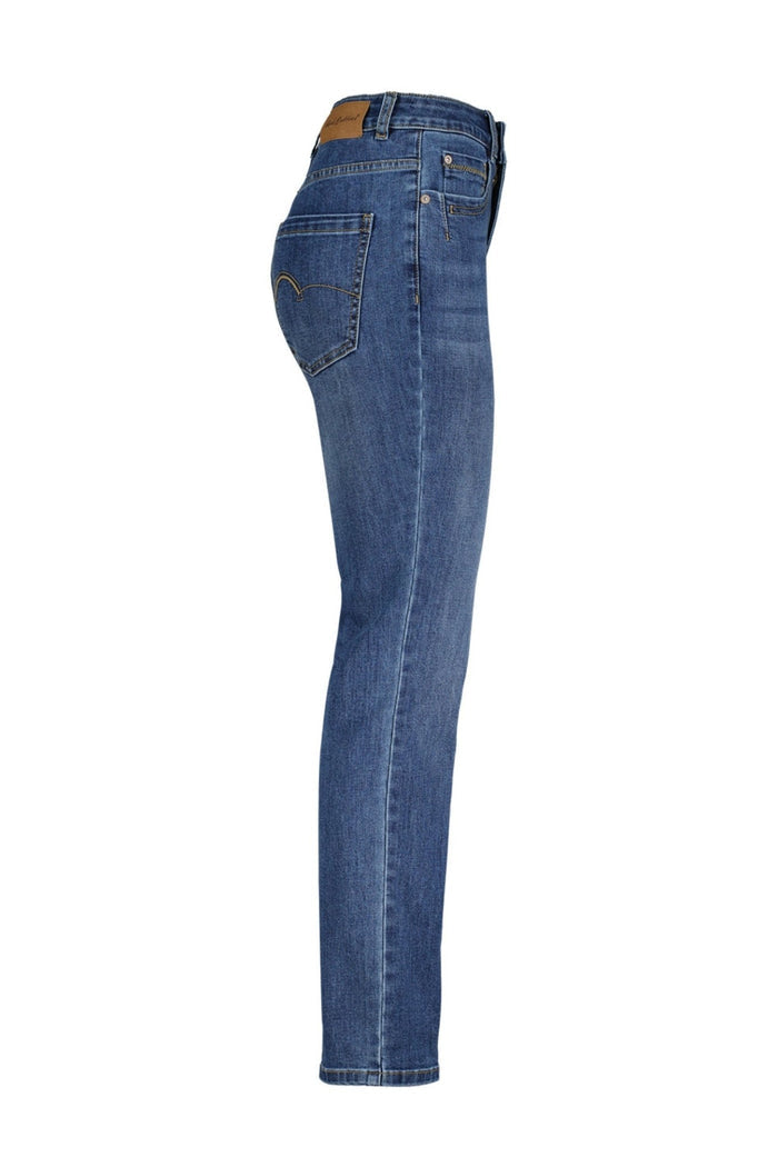 Red Button SRB3821 SS25 Kate Straight Jeans Stone Used Denim - Dotique - Red Button