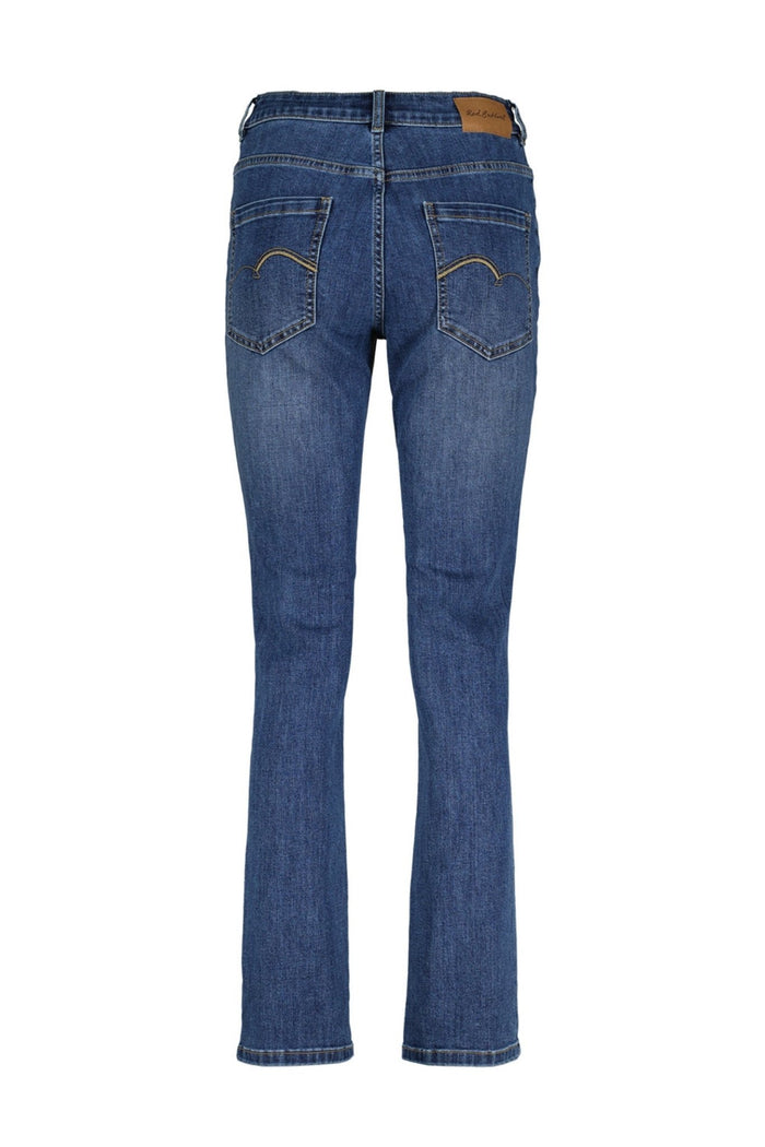 Red Button SRB3821 SS25 Kate Straight Jeans Stone Used Denim - Dotique - Red Button