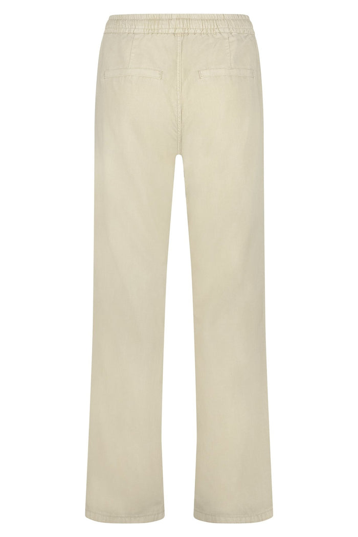 Red Button SRB4505A Colette Cotton Linen Trousers 79cm Pebble Beige - Dotique