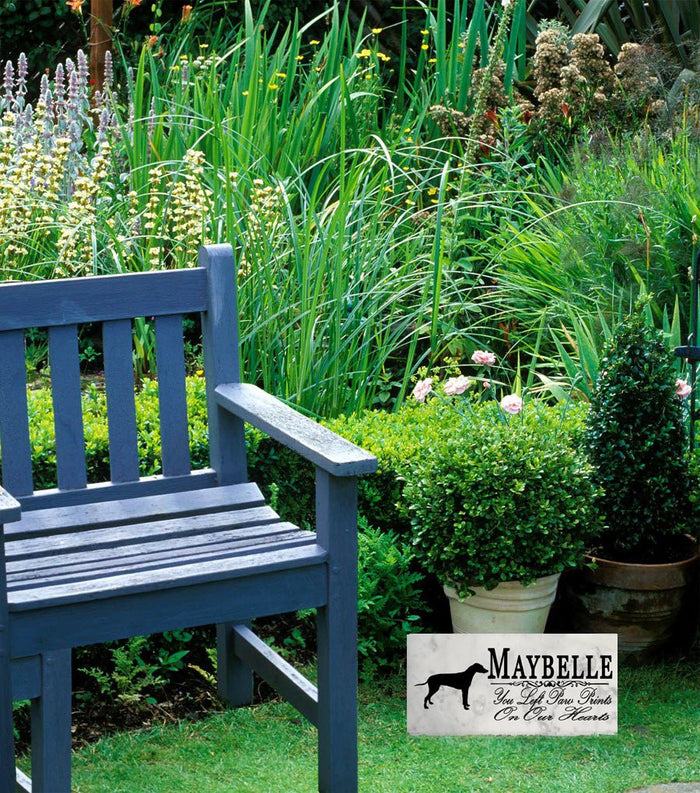 custom Rhodesian Ridgeback memorial stone