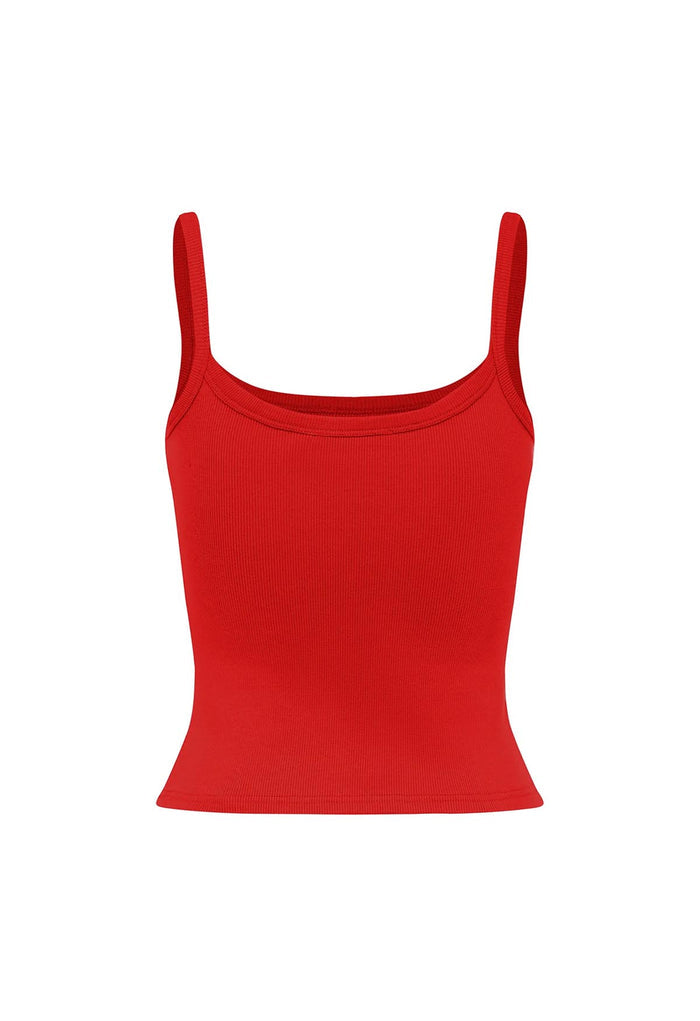 Ribbed Singlet Pomodoro