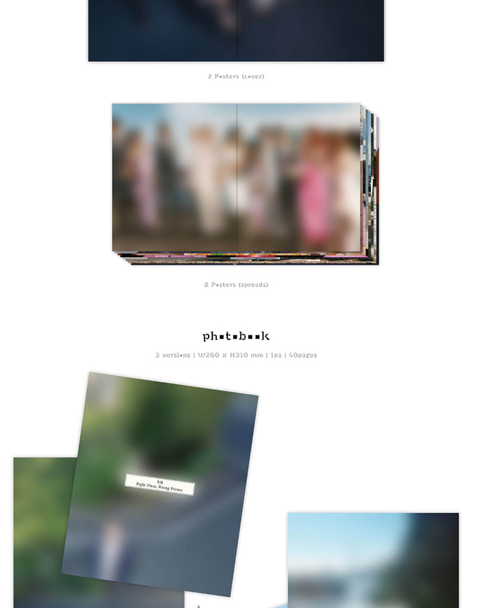 RM (BTS) - 2ND SOLO ALBUM [Right Place, Wrong Person] (3 Versions)