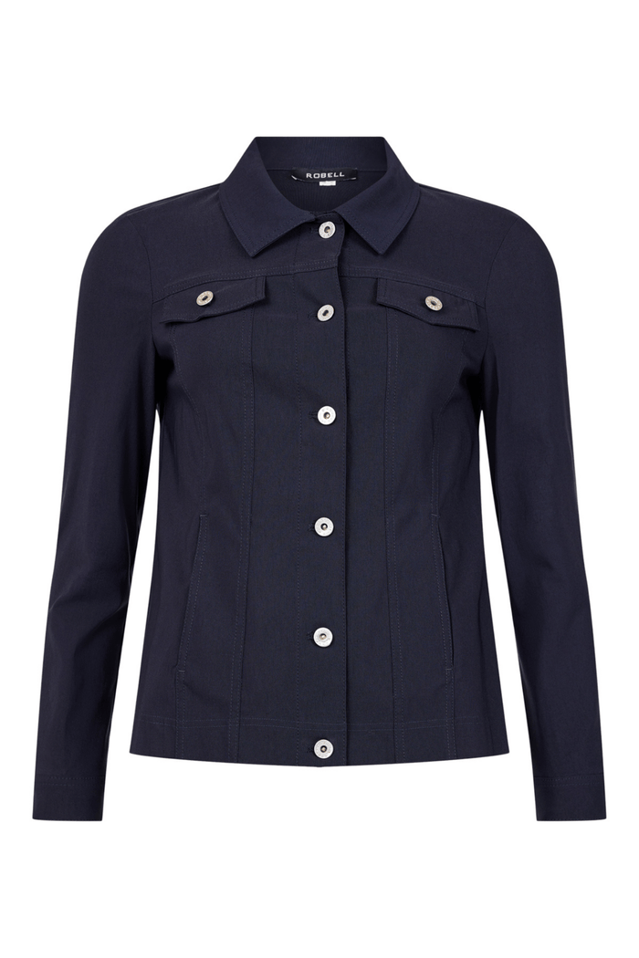 Robell 57609 - 5499 - 69 Happy Jacket Navy (69) - Dotique