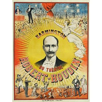 Robert Houdin Theatre Poster Playing Cards by RarePlayingCards.com