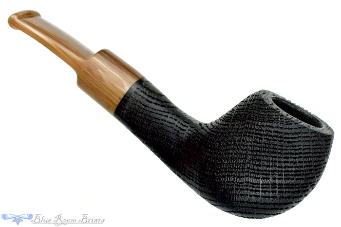 Blue Room Briars is proud to present this Ron Smith Pipe "Alex" Morta with Camel Brindle Acrylic